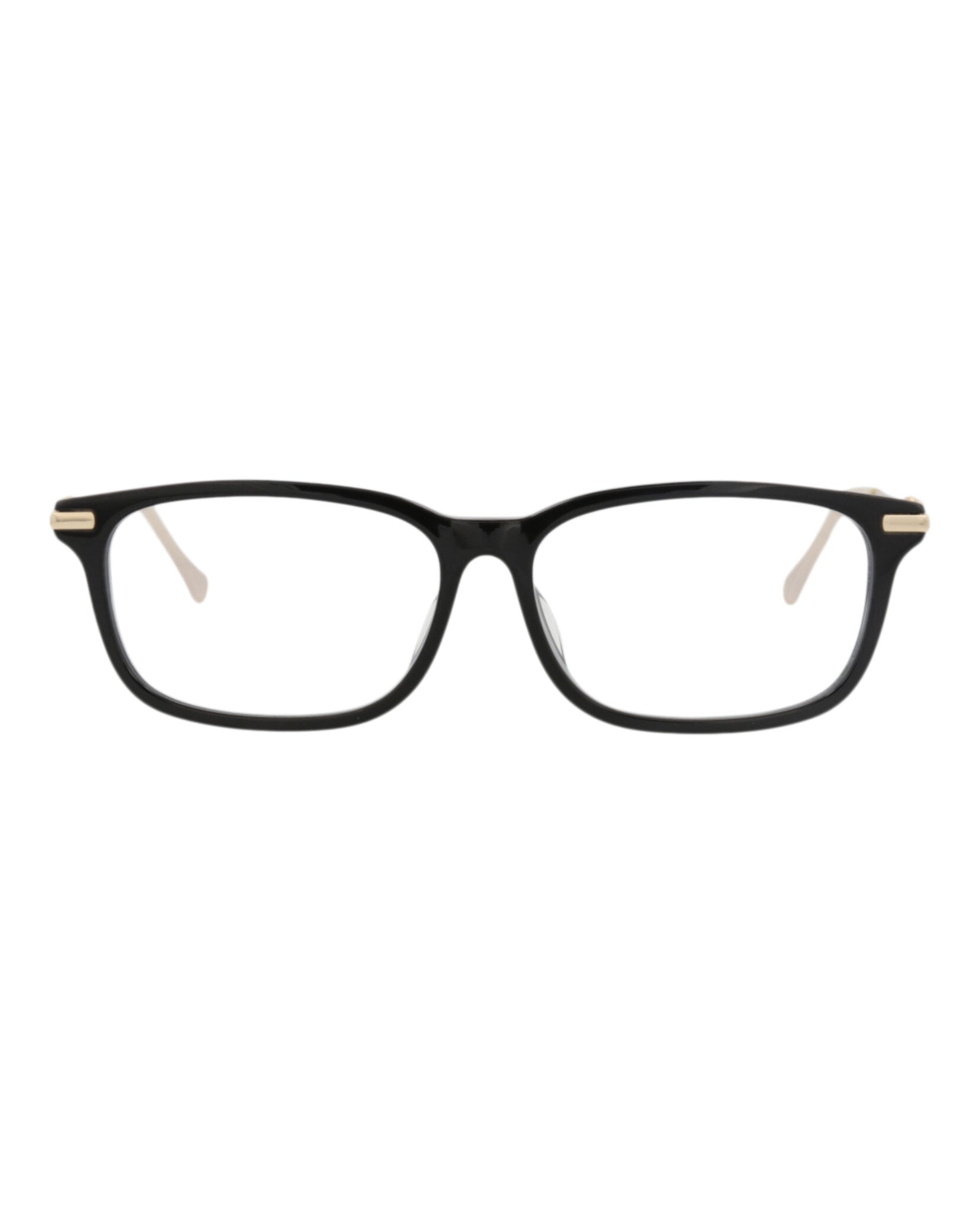 Gucci Gucci Womens Square/Rectangle Black Gold Transparent Fashion Designer Eyewear