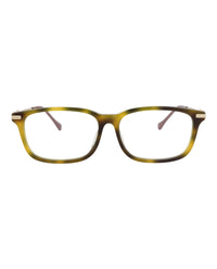 Gucci Gucci Womens Square/Rectangle Havana Gold Transparent Fashion Designer Eyewear