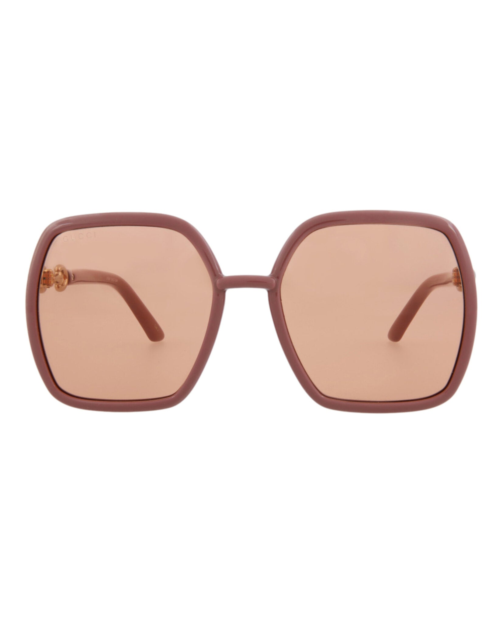Gucci Womens Square/Rectangle Pink Pink Orange Fashion Designer Eyewear