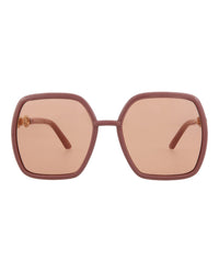 Gucci Womens Square/Rectangle Pink Pink Orange Fashion Designer Eyewear