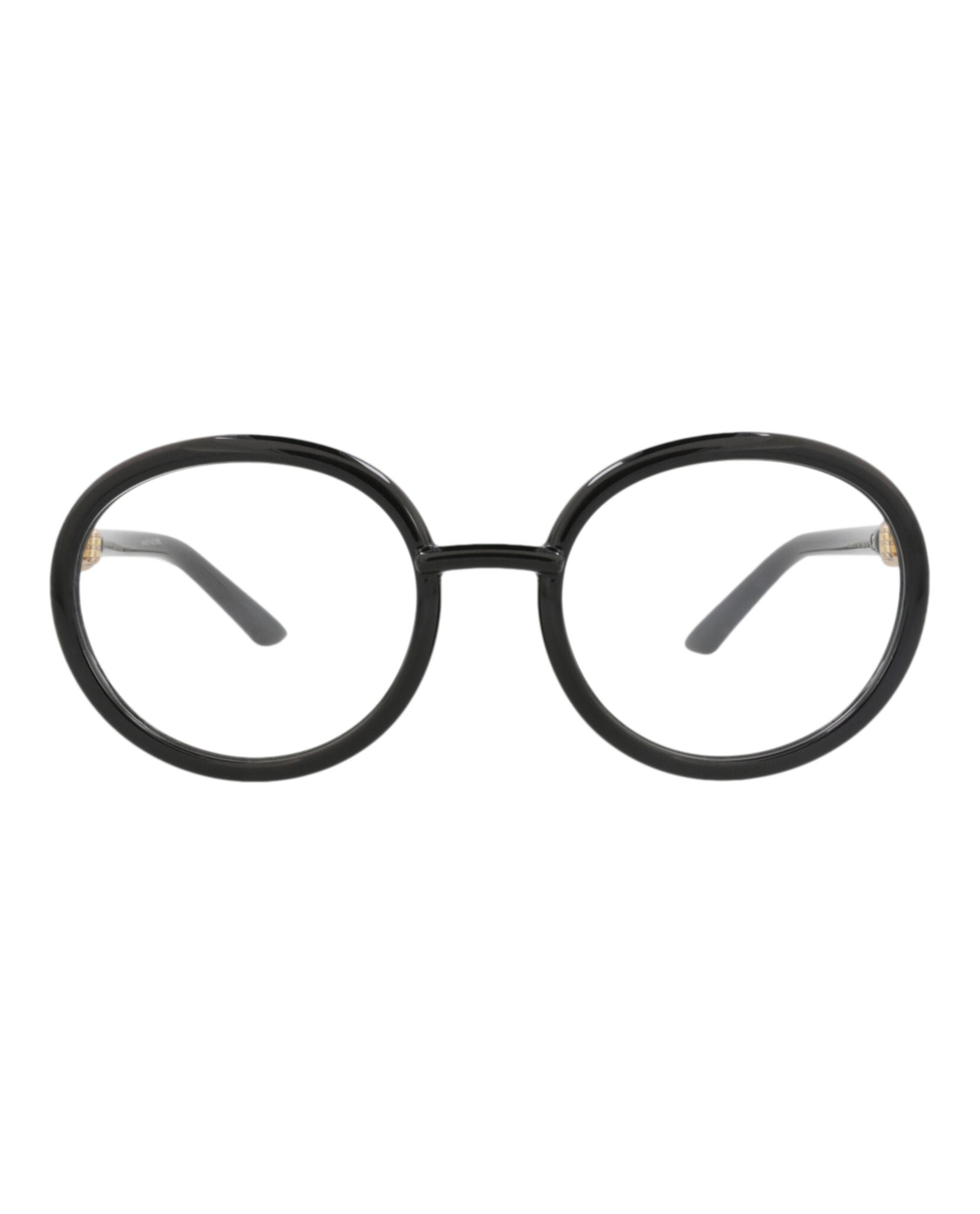 Gucci Gucci Womens Round/Oval Black Black Transparent Fashion Designer Eyewear