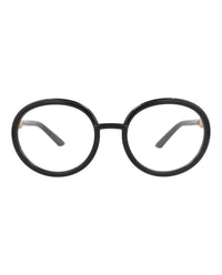 Gucci Gucci Womens Round/Oval Black Black Transparent Fashion Designer Eyewear
