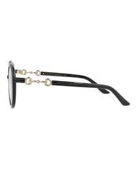 Gucci Gucci Womens Round/Oval Black Black Transparent Fashion Designer Eyewear
