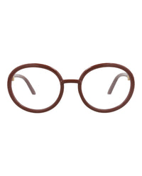 Gucci Gucci Womens Round/Oval Brown Brown Transparent Fashion Designer Eyewear