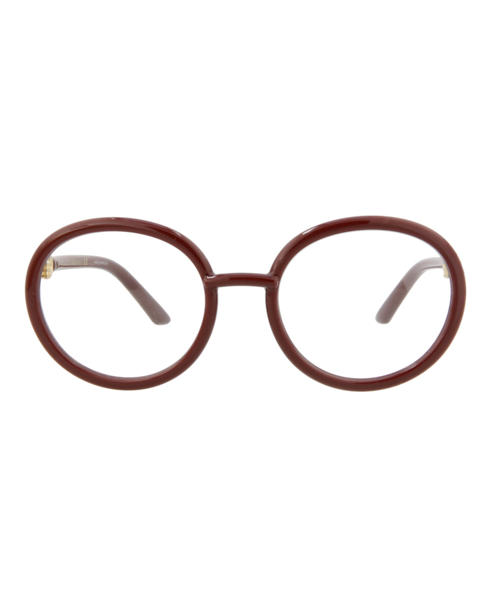 Gucci Womens Round/Oval Red Red Transparent Fashion Designer Eyewear