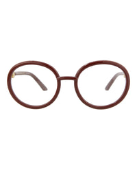 Gucci Womens Round/Oval Red Red Transparent Fashion Designer Eyewear