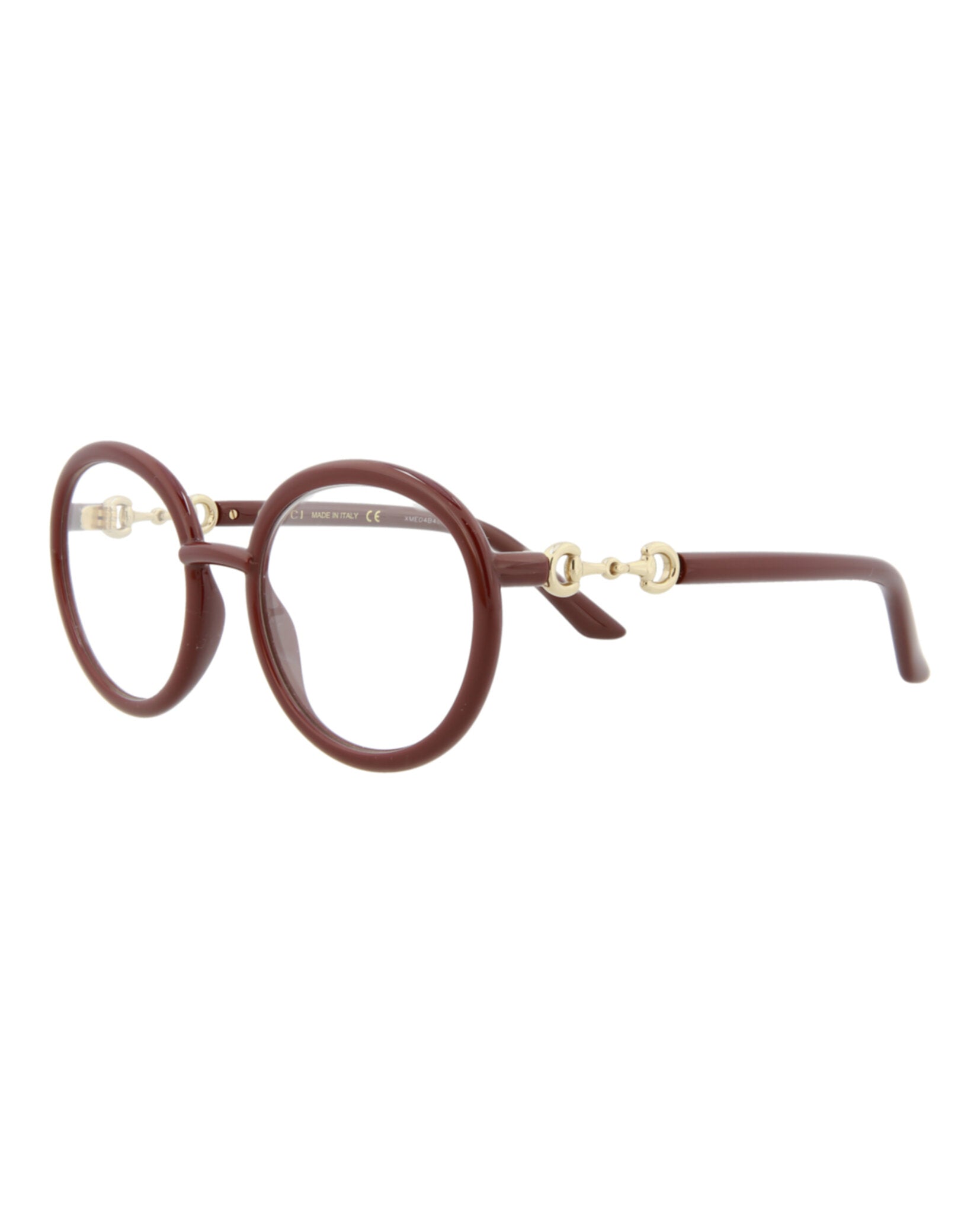 Gucci Womens Round/Oval Red Red Transparent Fashion Designer Eyewear