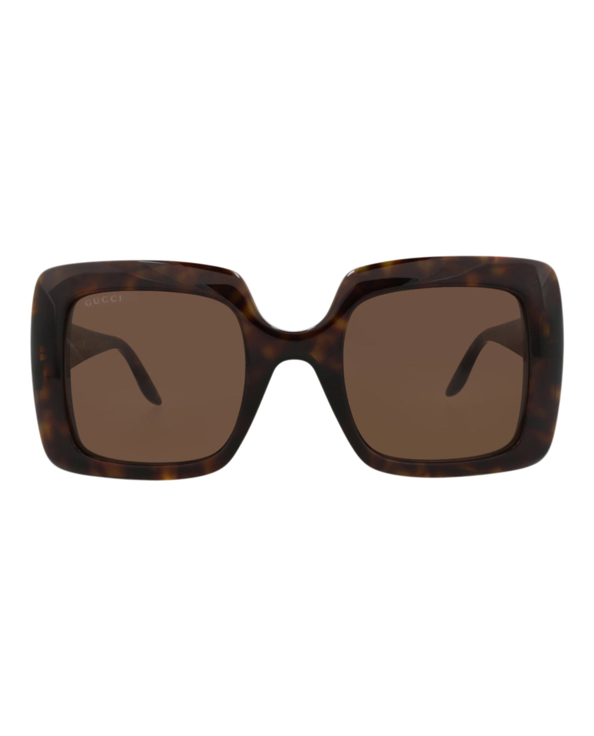 Gucci Gucci Womens Square/Rectangle Havana Havana Brown Fashion Designer Eyewear