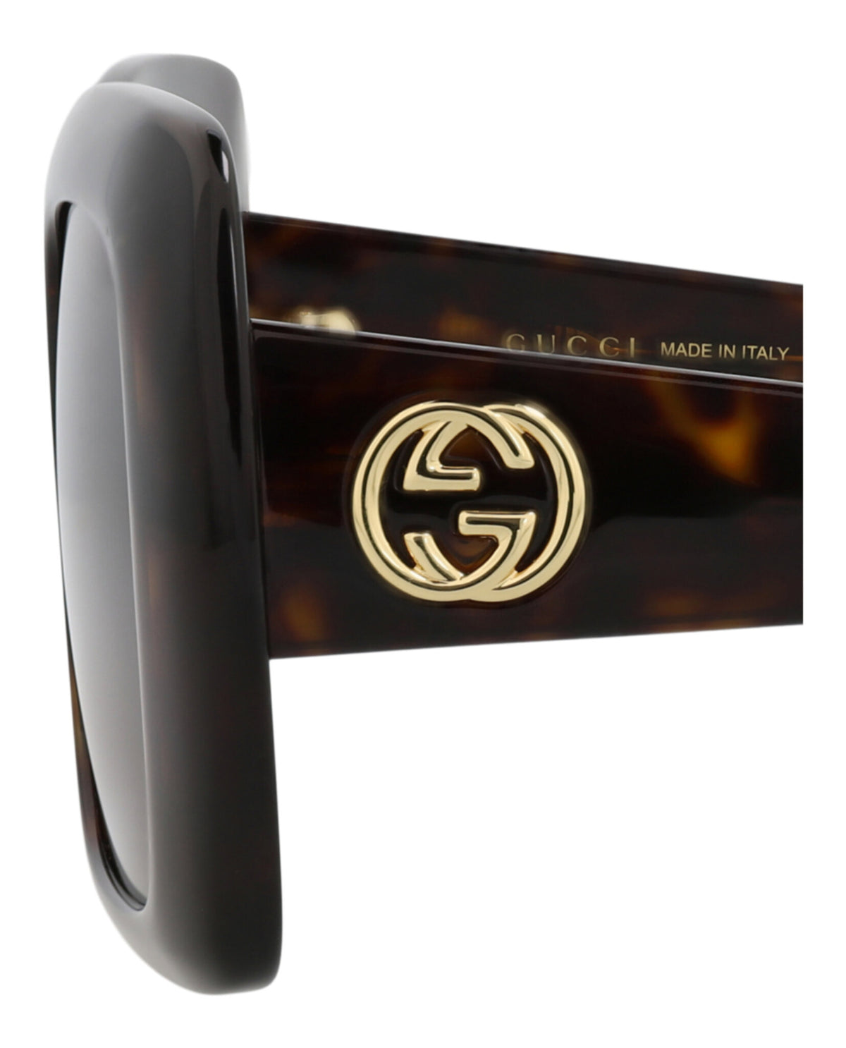 Gucci Gucci Womens Square/Rectangle Havana Havana Brown Fashion Designer Eyewear