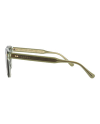 Gucci Gucci Mens Square/Rectangle Green Green Blue Fashion Designer Eyewear