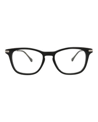 Gucci Mens Square/Rectangle Black Silver Transparent Fashion Designer Eyewear