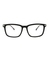 Gucci Gucci Mens Square/Rectangle Black Gold Transparent Fashion Designer Eyewear