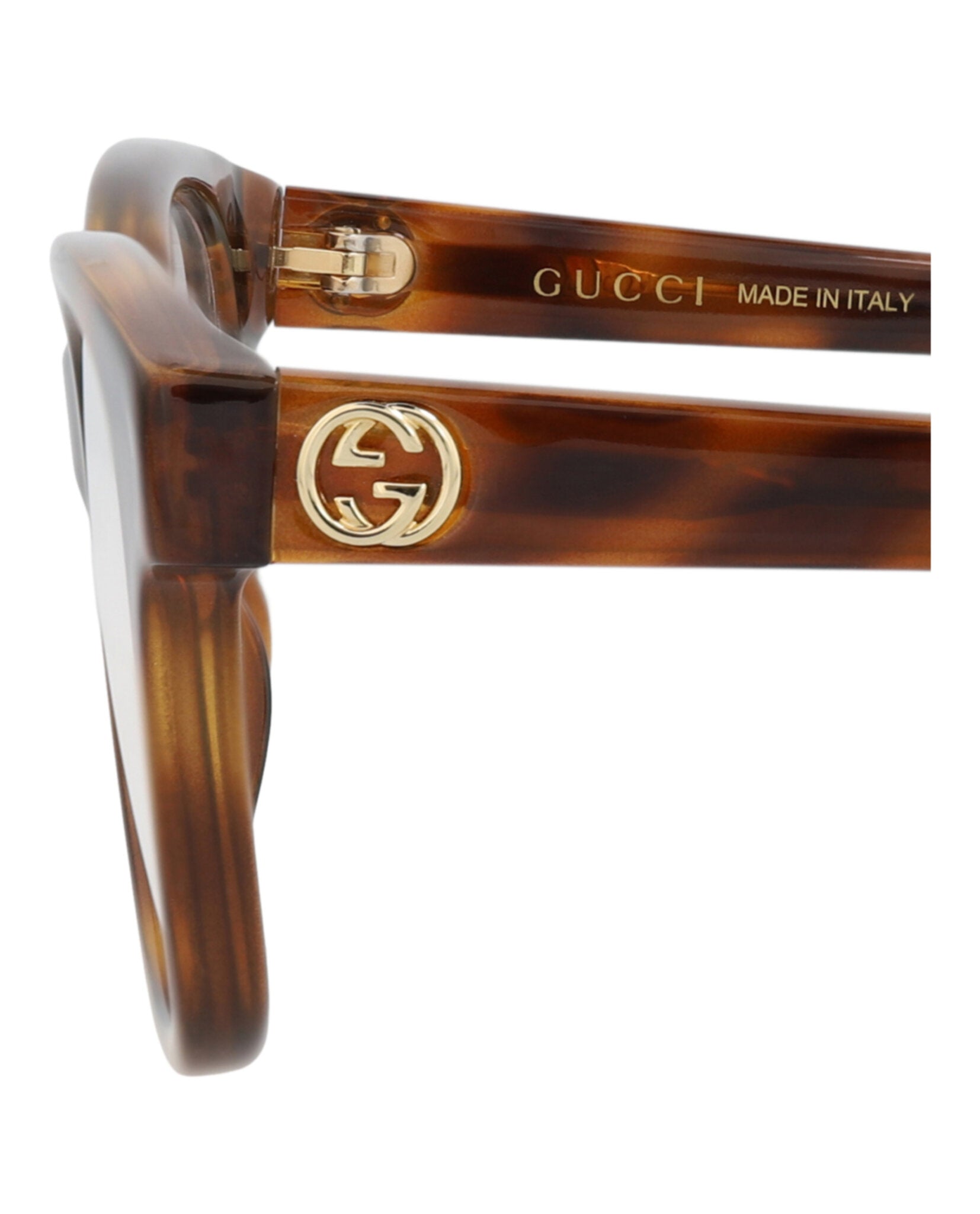 Gucci Gucci Womens Cat Eye Havana Havana Transparent Fashion Designer Eyewear