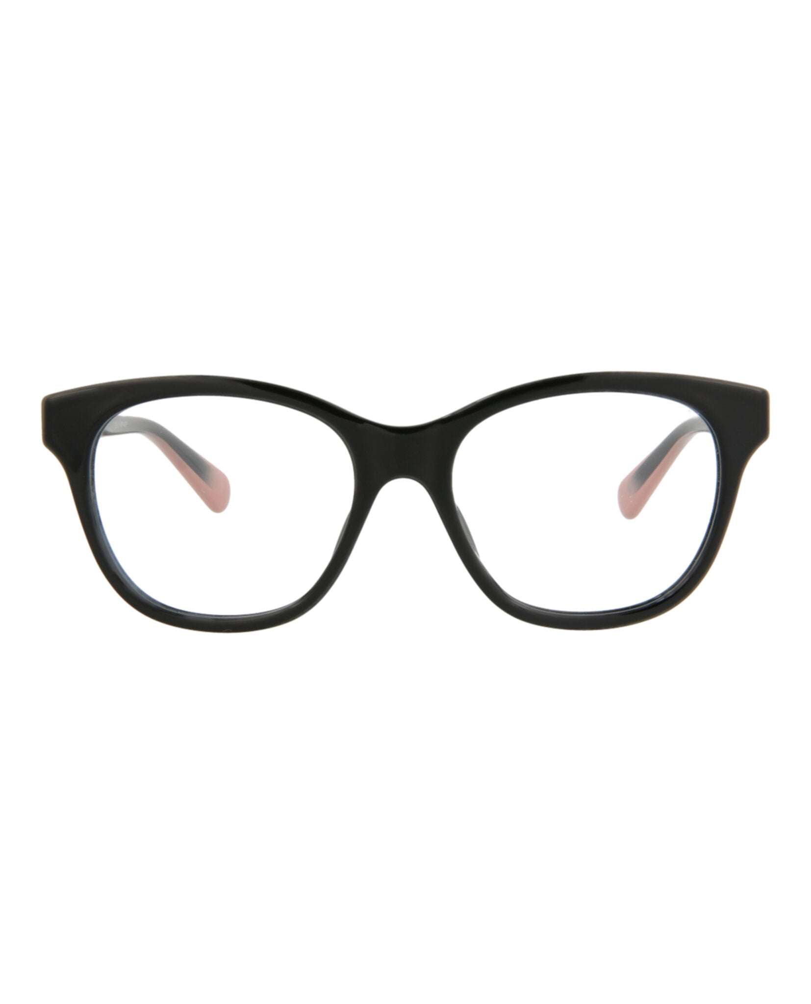Gucci Womens Cat Eye Black Black Transparent Fashion Designer Eyewear