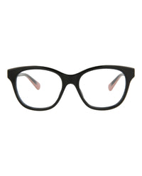 Gucci Womens Cat Eye Black Black Transparent Fashion Designer Eyewear