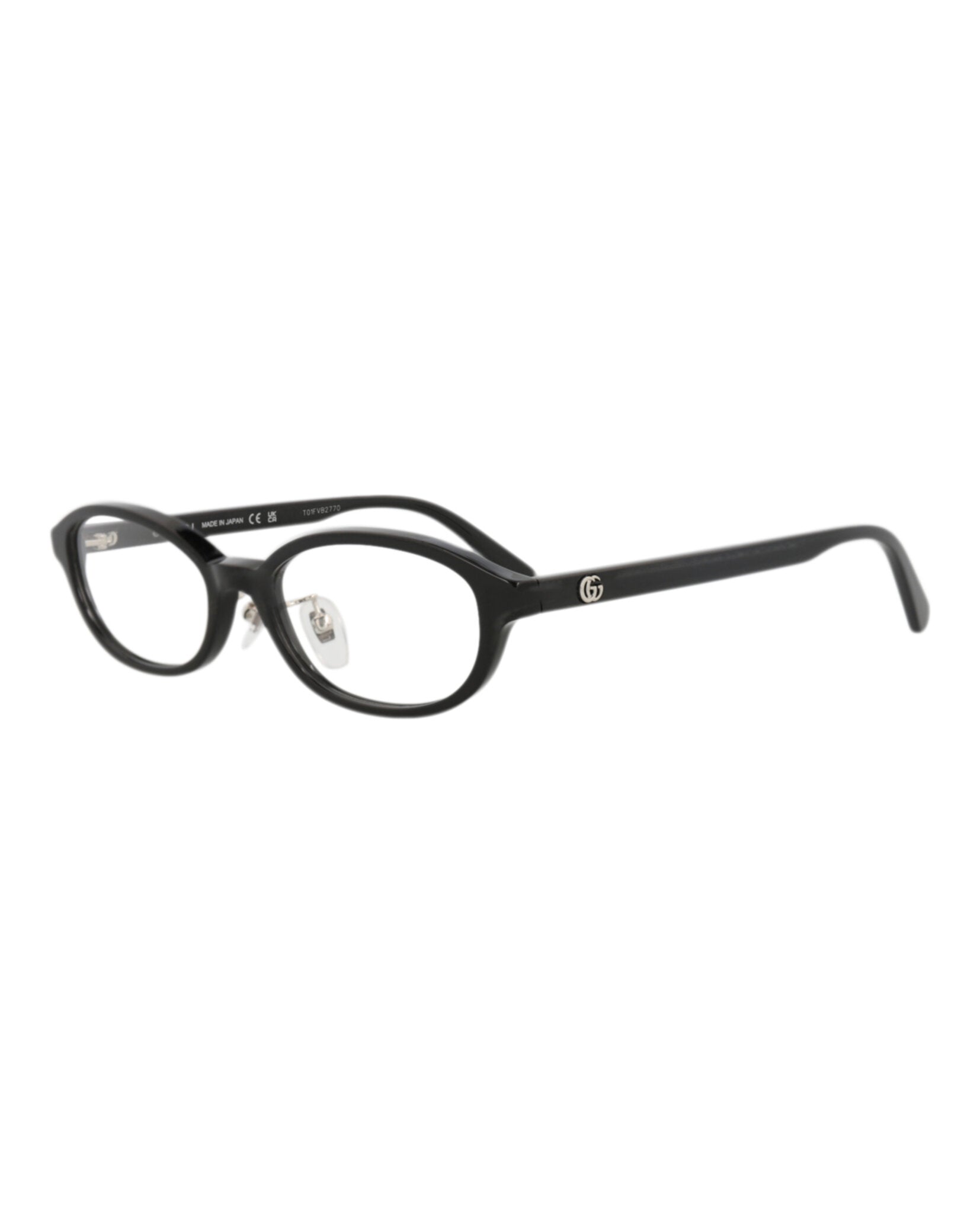 Gucci Gucci Womens Round/Oval Black Black Transparent Fashion Designer Eyewear