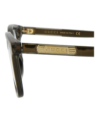 Gucci Gucci Mens Square/Rectangle Grey Grey Transparent Fashion Designer Eyewear