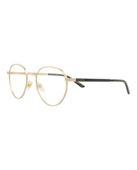 Gucci Gucci Mens Round/Oval Gold Black Transparent Fashion Designer Eyewear