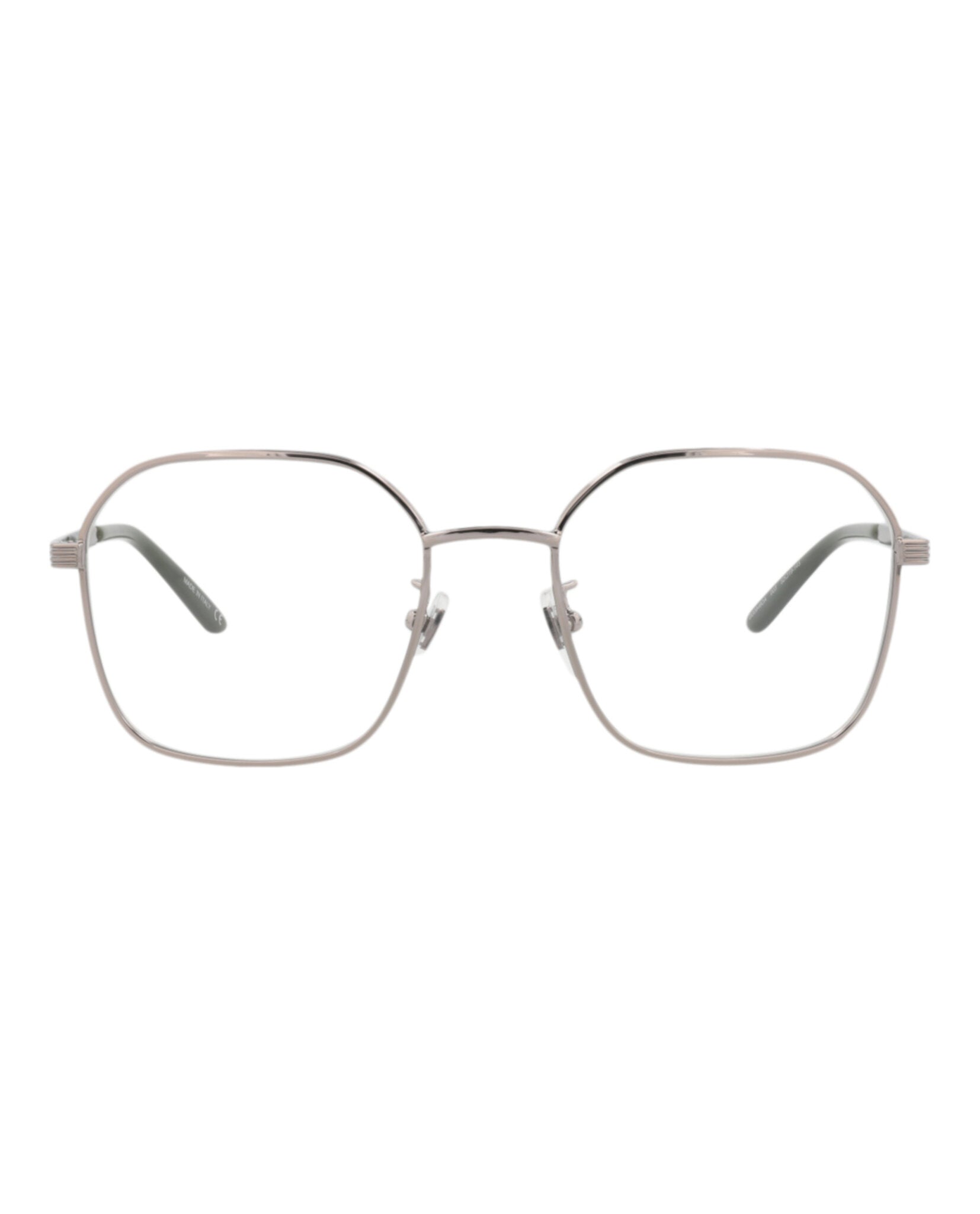Gucci Gucci Mens Square/Rectangle Ruthenium Ruthenium Transparent Fashion Designer Eyewear
