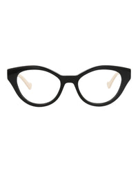 Gucci Womens Cat Eye Black White Transparent Fashion Designer Eyewear