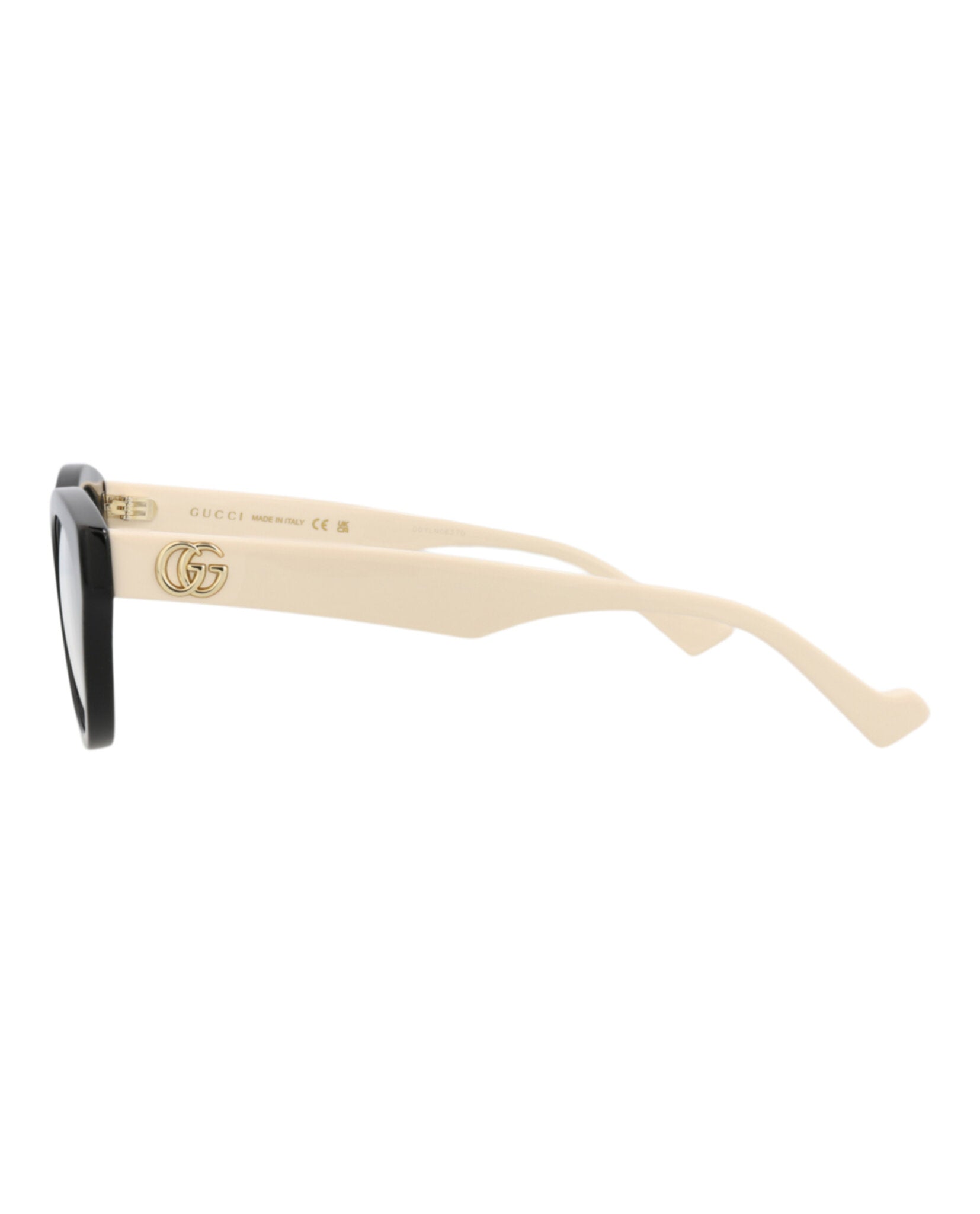 Gucci Womens Cat Eye Black White Transparent Fashion Designer Eyewear