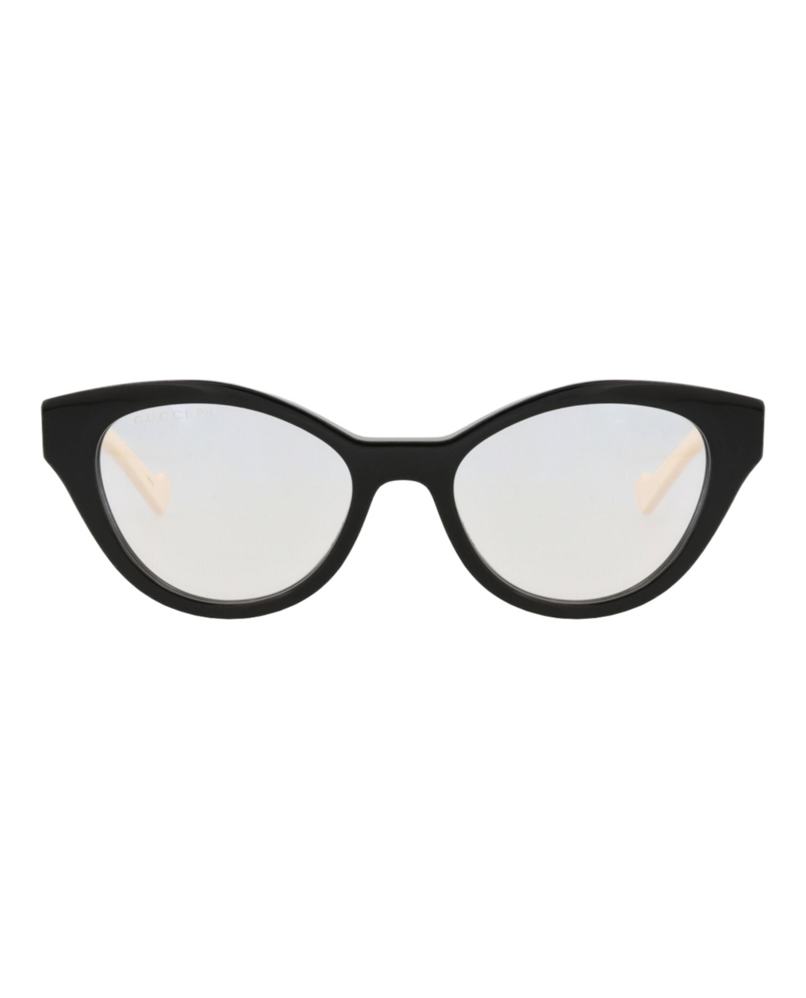 Gucci Gucci Womens Cat Eye Black White Transparent Fashion Designer Eyewear