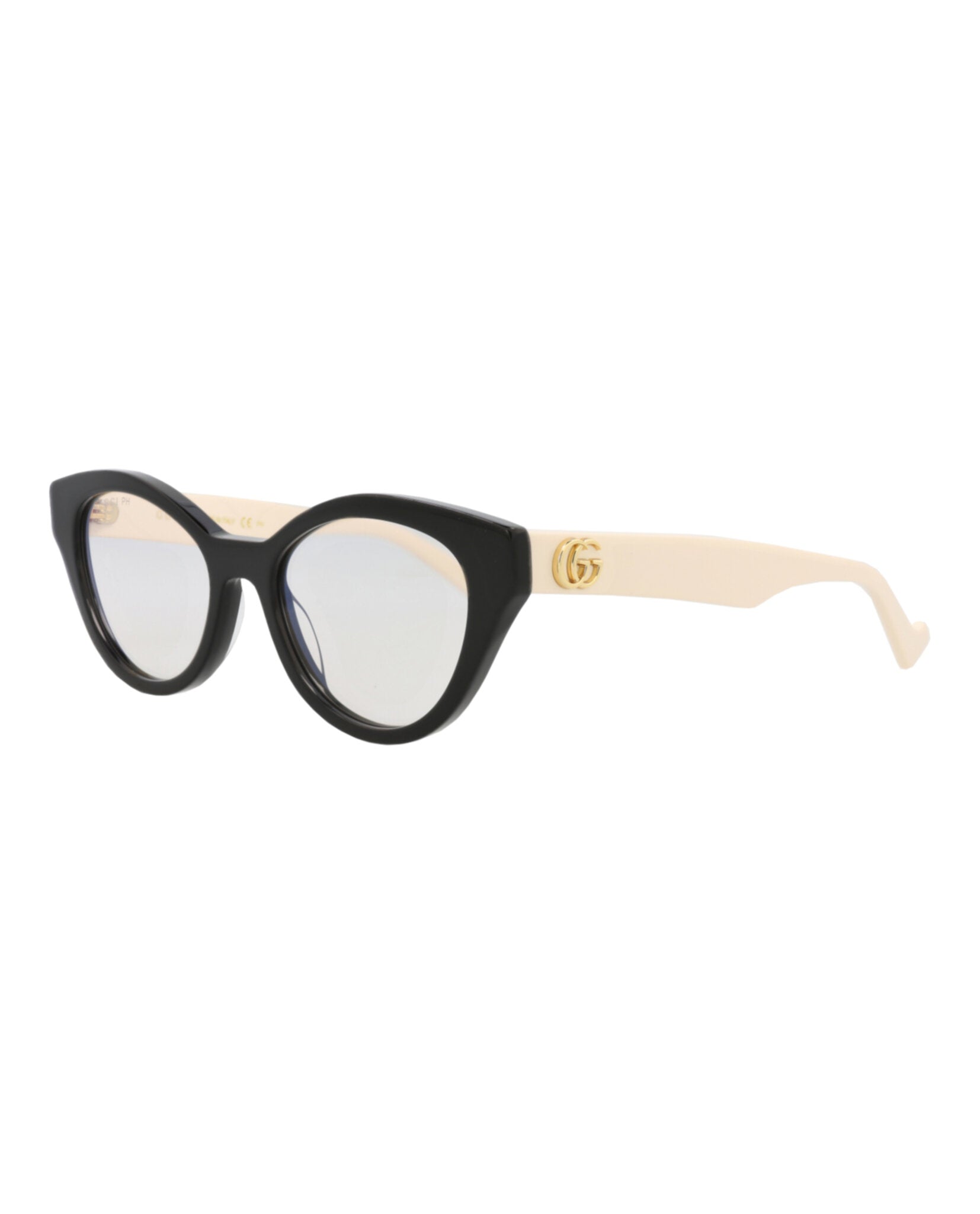 Gucci Gucci Womens Cat Eye Black White Transparent Fashion Designer Eyewear