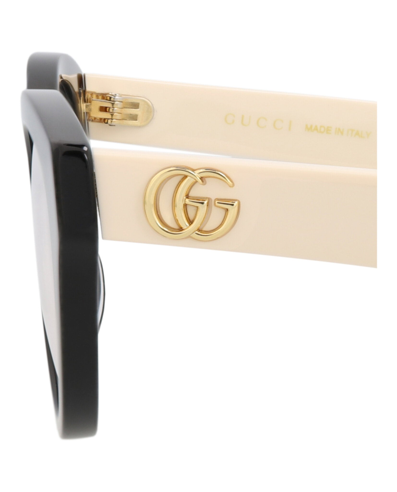 Gucci Gucci Womens Cat Eye Black White Transparent Fashion Designer Eyewear
