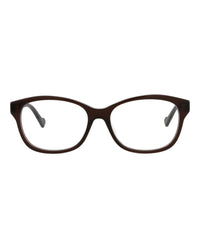 Gucci Gucci Womens Cat Eye Brown Brown Transparent Fashion Designer Eyewear