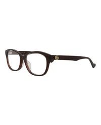 Gucci Gucci Womens Cat Eye Brown Brown Transparent Fashion Designer Eyewear