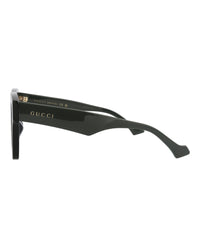 Gucci Mens Square/Rectangle Black Green Grey Fashion Designer Eyewear