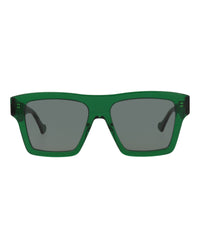 Gucci Mens Square/Rectangle Green Green Grey Fashion Designer Eyewear