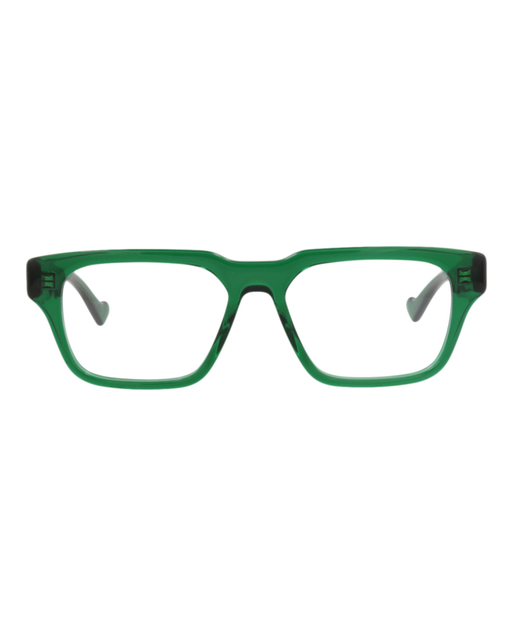 Gucci Gucci Mens Square/Rectangle Green Green Transparent Fashion Designer Eyewear