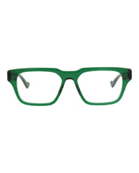 Gucci Gucci Mens Square/Rectangle Green Green Transparent Fashion Designer Eyewear