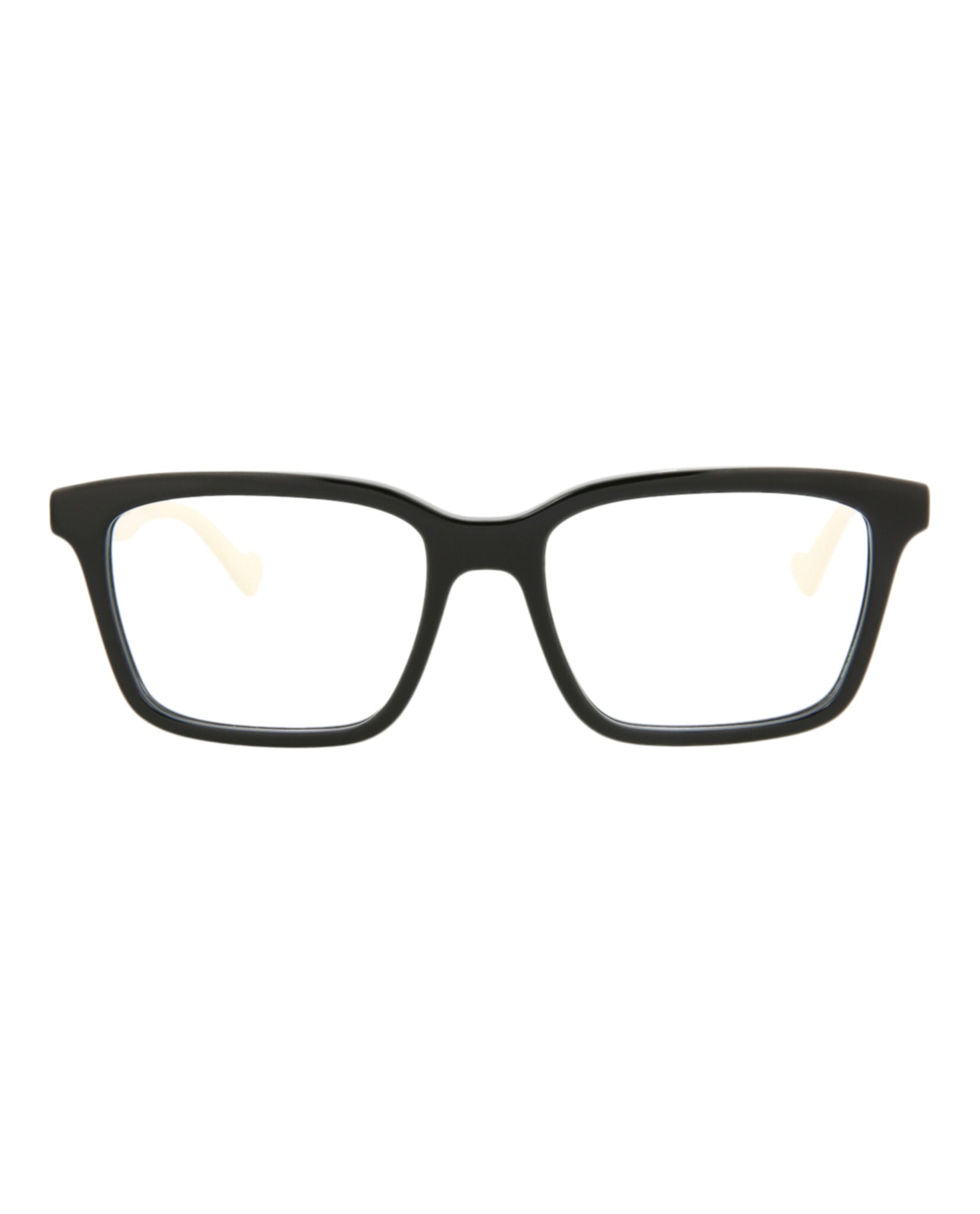 Gucci Gucci Mens Square/Rectangle Black White Transparent Fashion Designer Eyewear