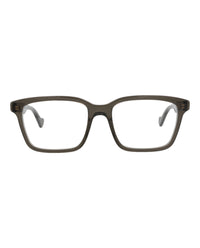 Gucci Gucci Mens Square/Rectangle Brown Brown Transparent Fashion Designer Eyewear