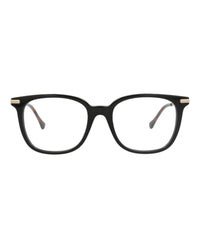 Gucci Gucci Womens Square/Rectangle Black Gold Transparent Fashion Designer Eyewear