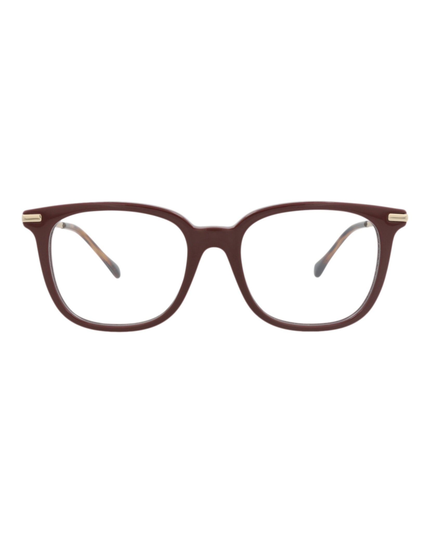 Gucci Gucci Womens Square/Rectangle Brown Gold Transparent Fashion Designer Eyewear
