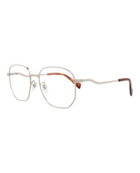 Gucci Womens Square/Rectangle Silver Silver Transparent Fashion Designer Eyewear