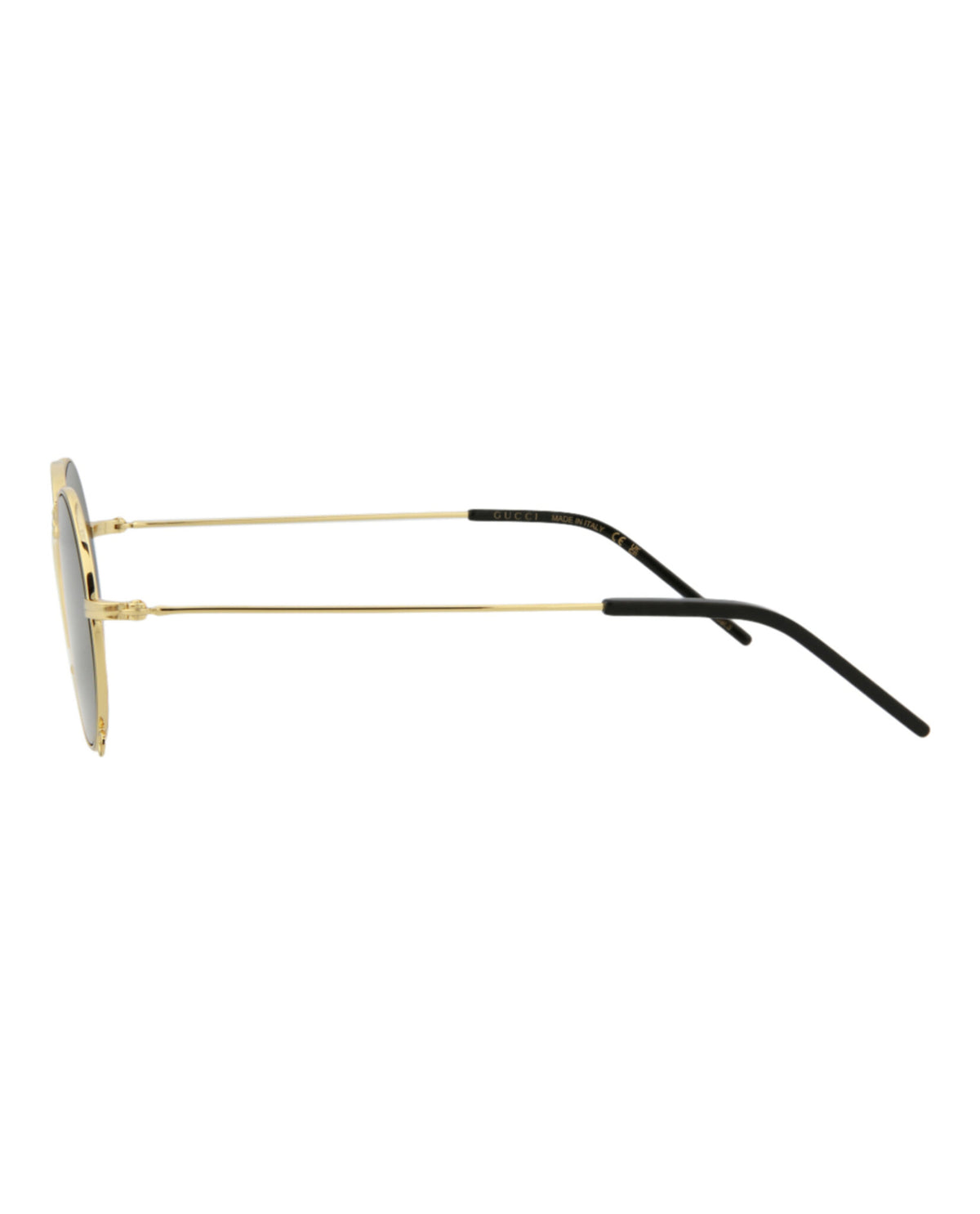 Gucci Gucci Womens Round/Oval Gold Gold Grey Fashion Designer Eyewear