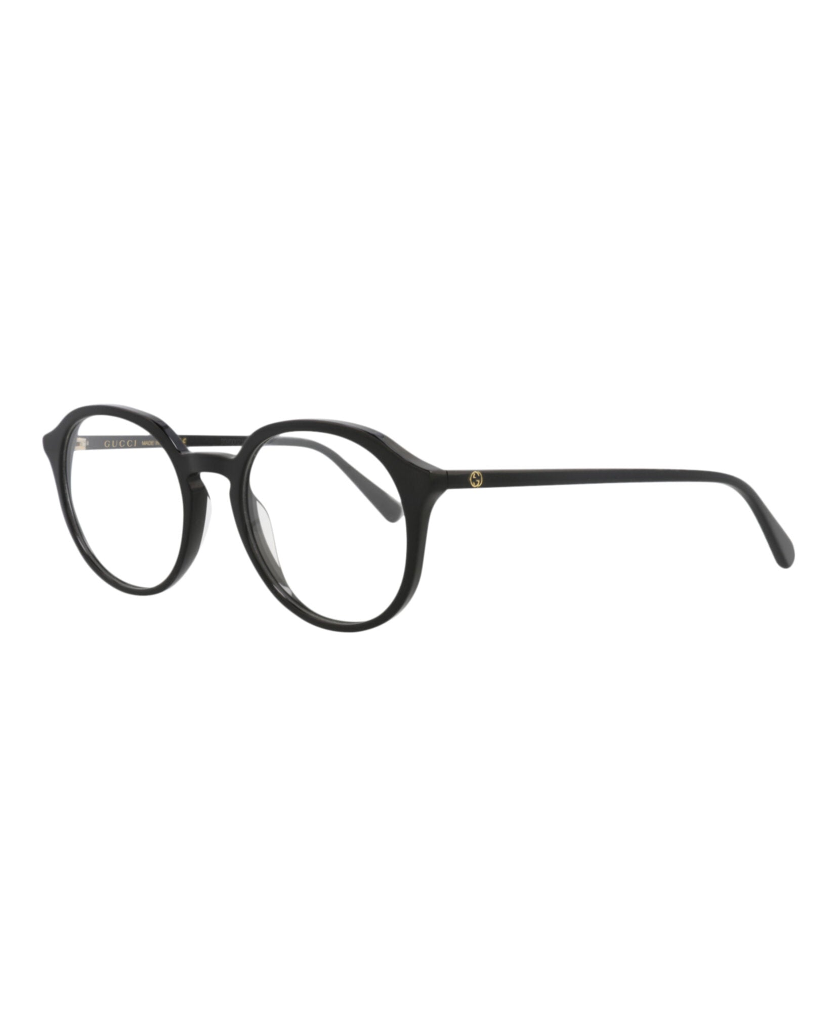 Gucci Gucci Womens Round/Oval Black Black Transparent Fashion Designer Eyewear
