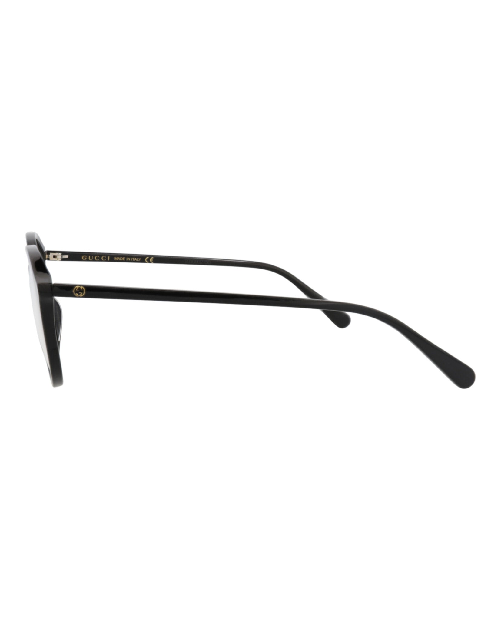 Gucci Gucci Womens Round/Oval Black Black Transparent Fashion Designer Eyewear