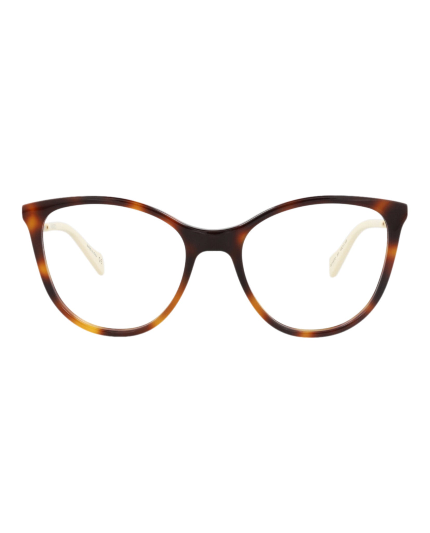 Gucci Gucci Womens Cat Eye Havana Gold Transparent Fashion Designer Eyewear