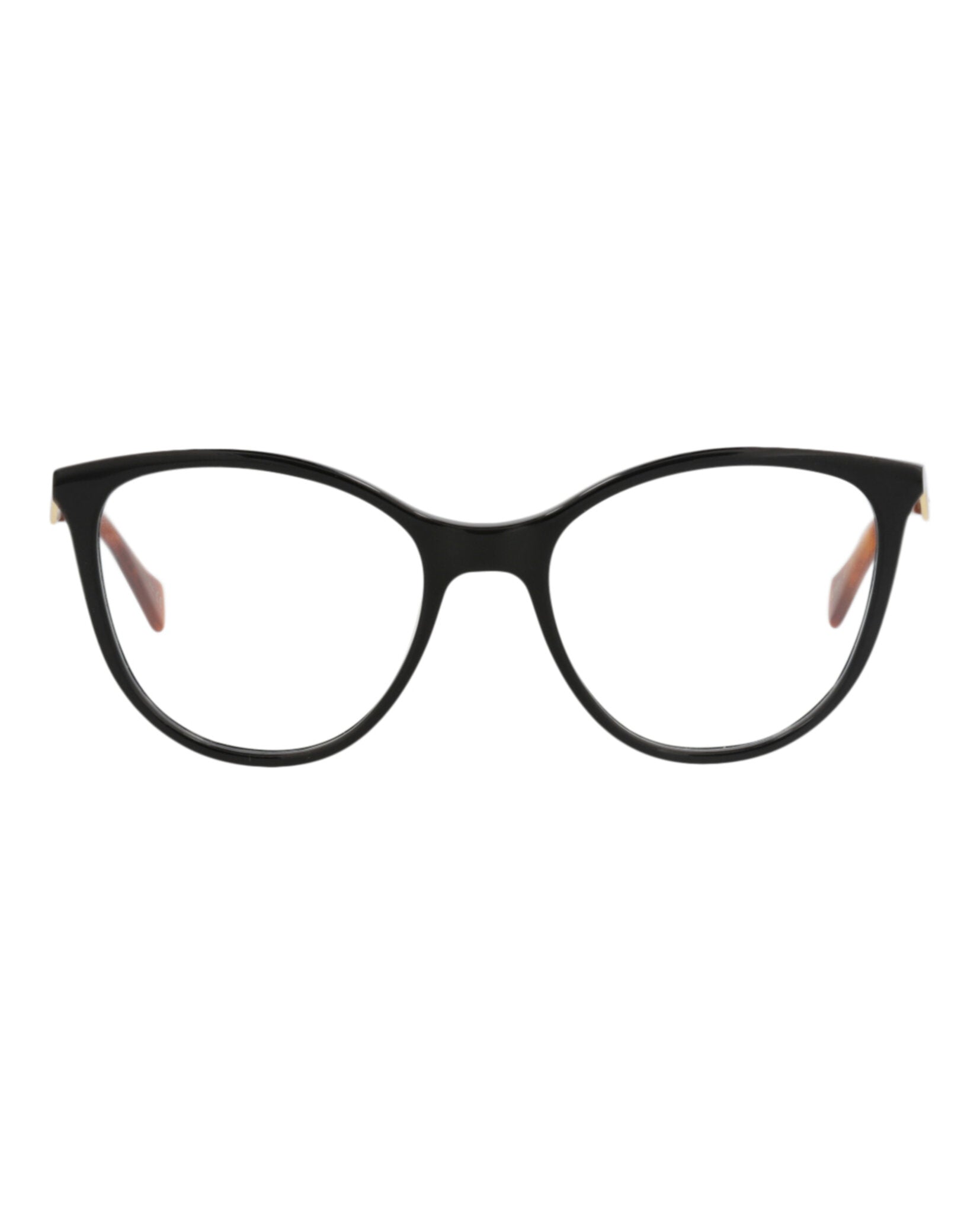 Gucci Gucci Womens Cat Eye Black Gold Transparent Fashion Designer Eyewear