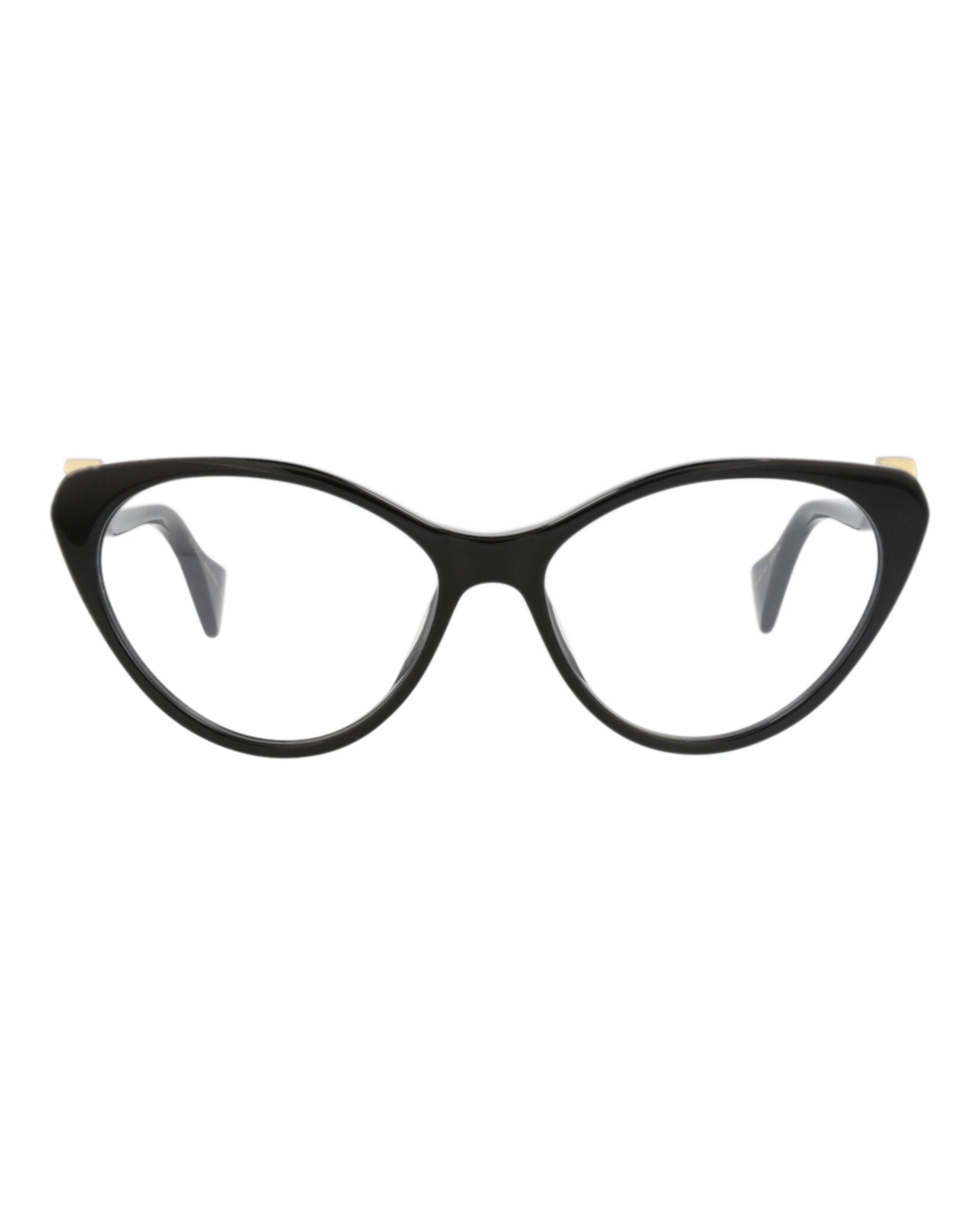 Gucci Gucci Womens Cat Eye Black Black Transparent Fashion Designer Eyewear
