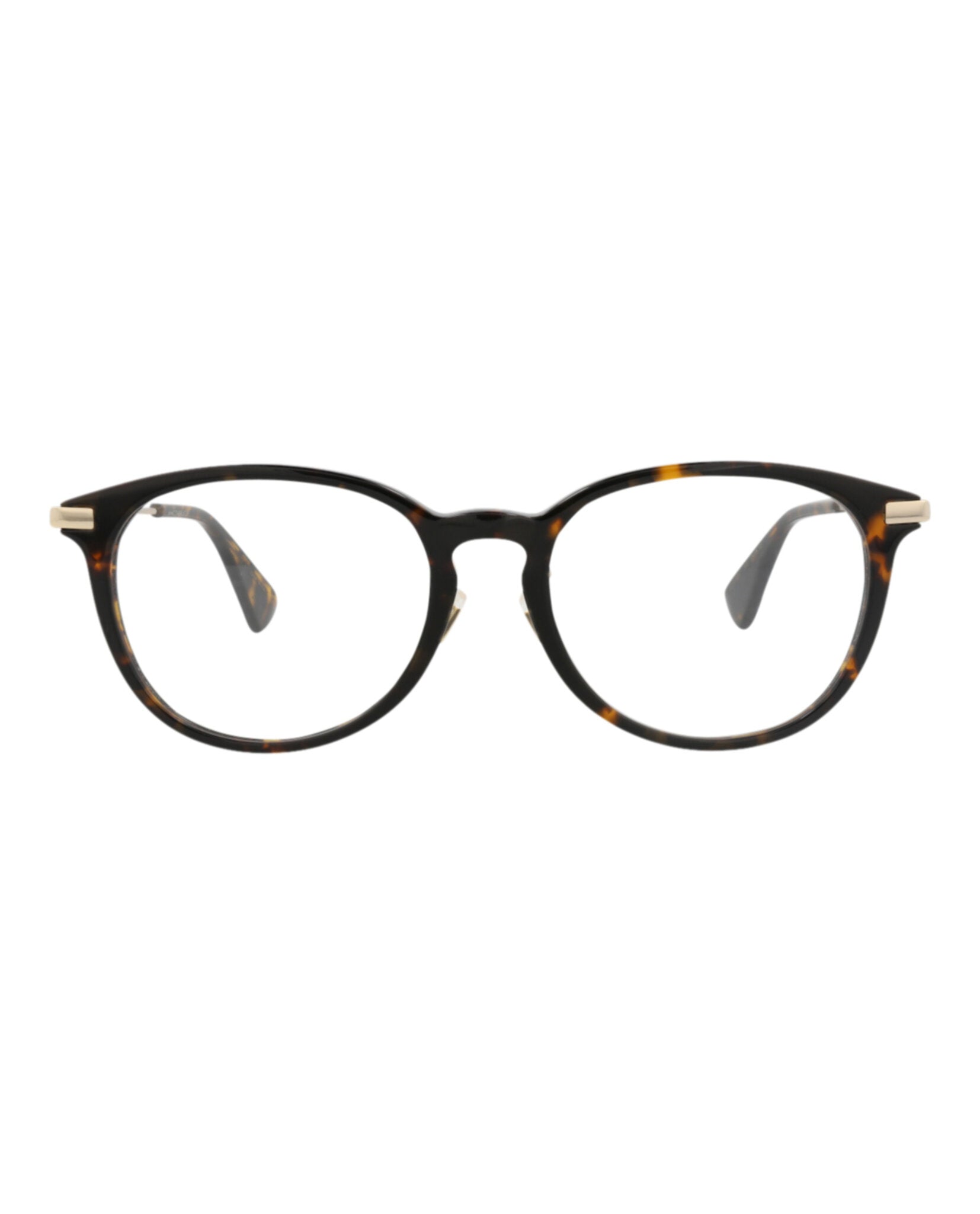 Gucci Gucci Womens Round/Oval Havana Gold Transparent Fashion Designer Eyewear