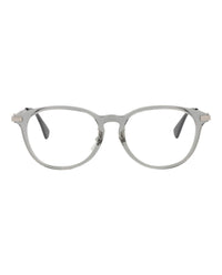 Gucci Womens Round/Oval Grey Silver Transparent Fashion Designer Eyewear