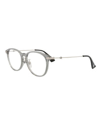Gucci Womens Round/Oval Grey Silver Transparent Fashion Designer Eyewear