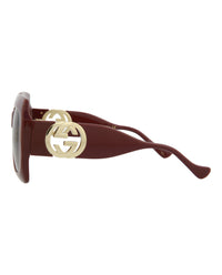 Gucci Gucci Womens Square/Rectangle Brown Brown Brown Fashion Designer Eyewear