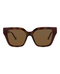 Gucci Womens Square/Rectangle Havana Burgundy Brown Fashion Designer Eyewear
